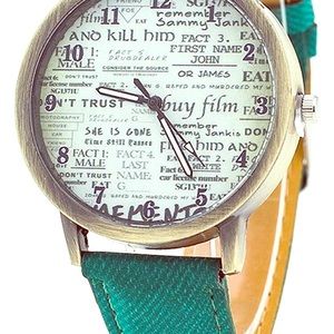 Men’s/Women’s Denim Wrist Watch